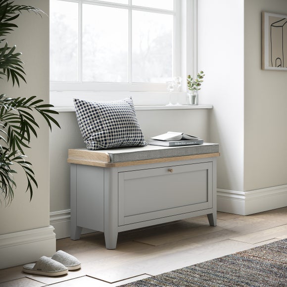 Bromley II Storage Bench With Cushion