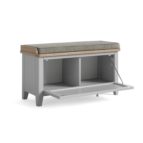 Bromley II Storage Bench With Cushion