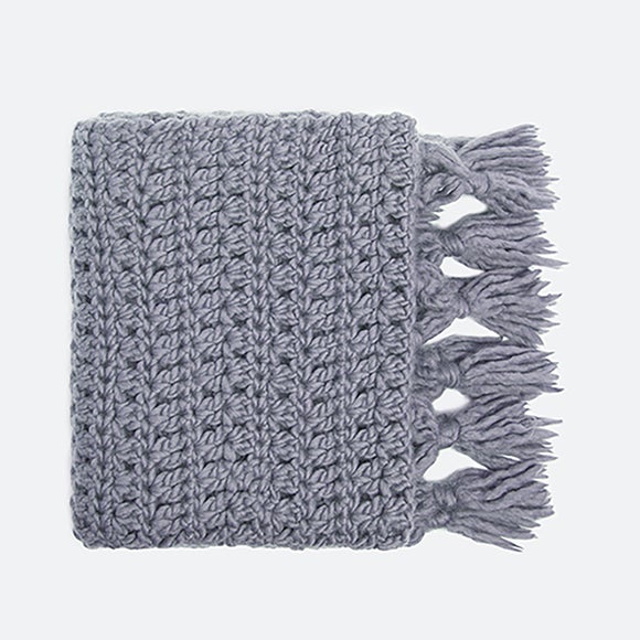Skye Tassel Throw Crochet Kit