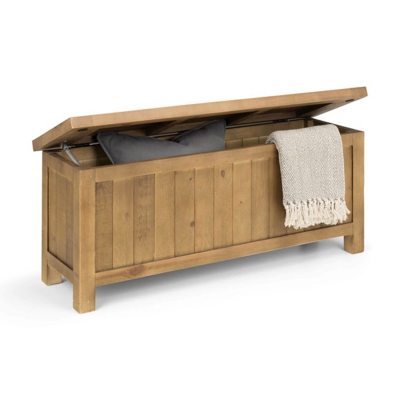 Caleb Wooden Storage Bench, product image 14