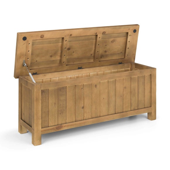 Caleb Wooden Storage Bench, product image 15