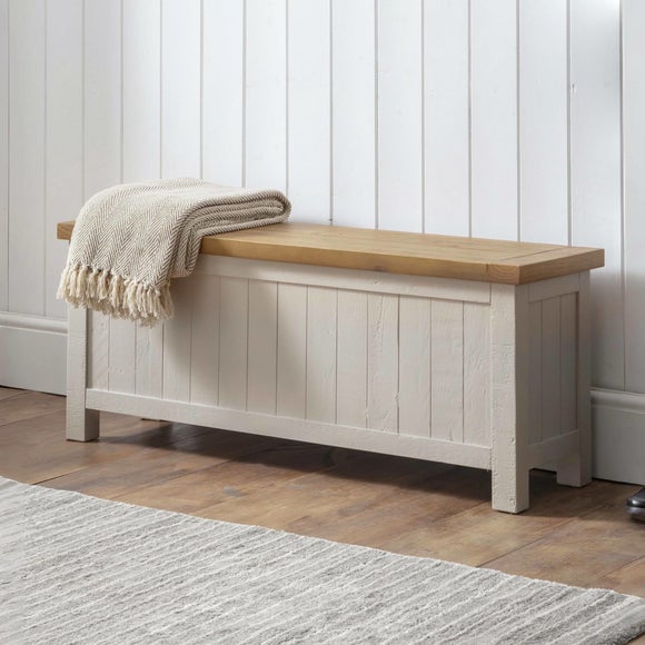 Caleb Wooden Storage Bench, product image 2