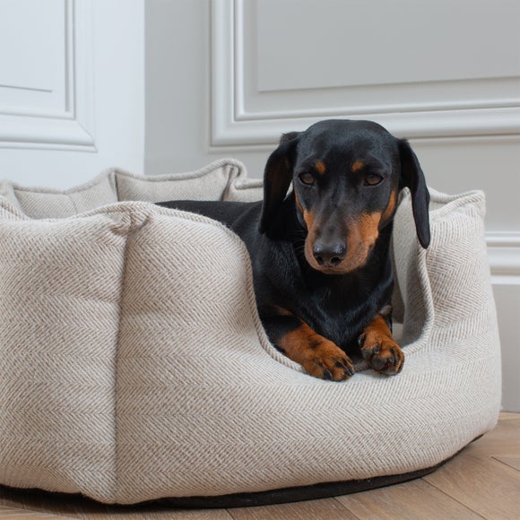Lords and Labradors Herringbone High Wall Dog Bed, product image 20