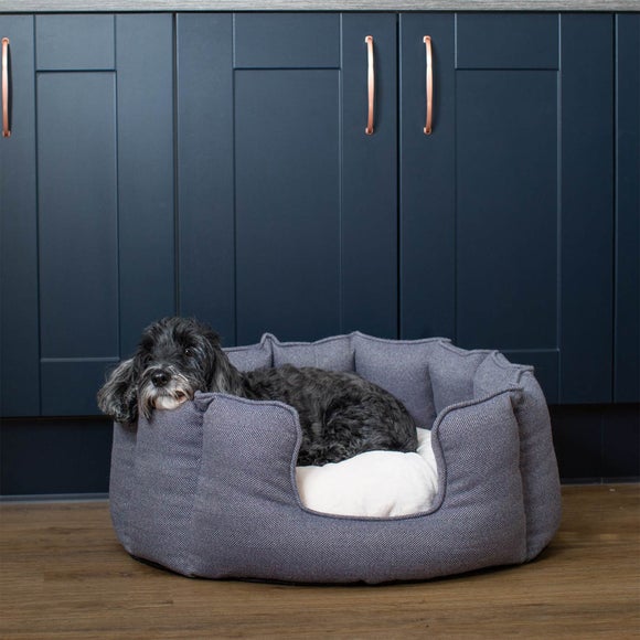 Lords and Labradors Herringbone High Wall Dog Bed, product image 6