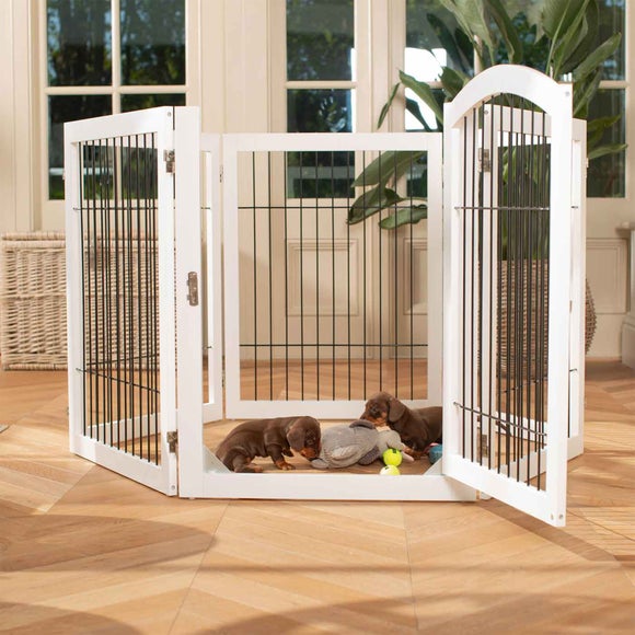 Lords and Labradors Wooden Puppy Play Pen, product image 1