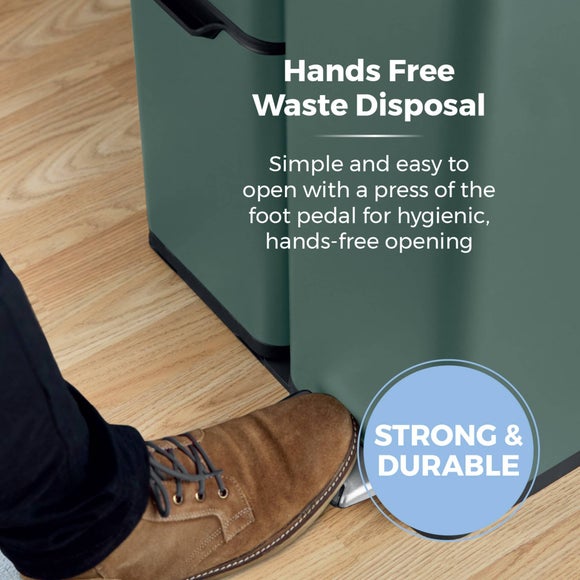 Tower 60L Recycling Pedal Bin with Drawer, product image 4