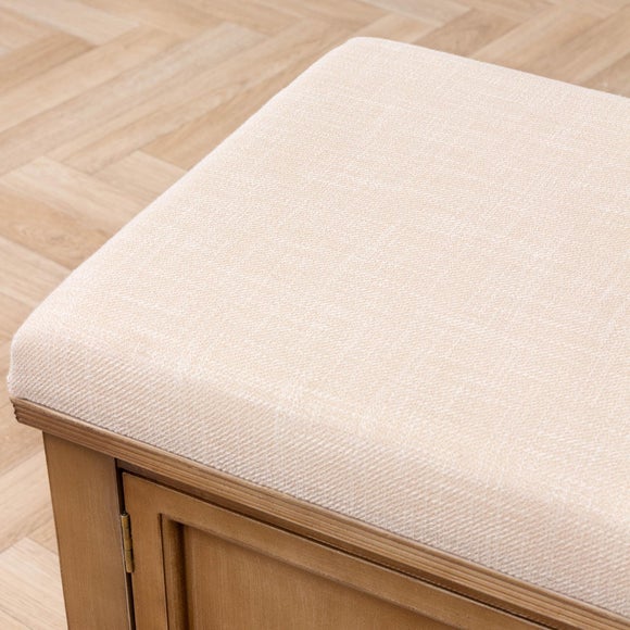Voyage Maison Rosalie Oak Storage Bench