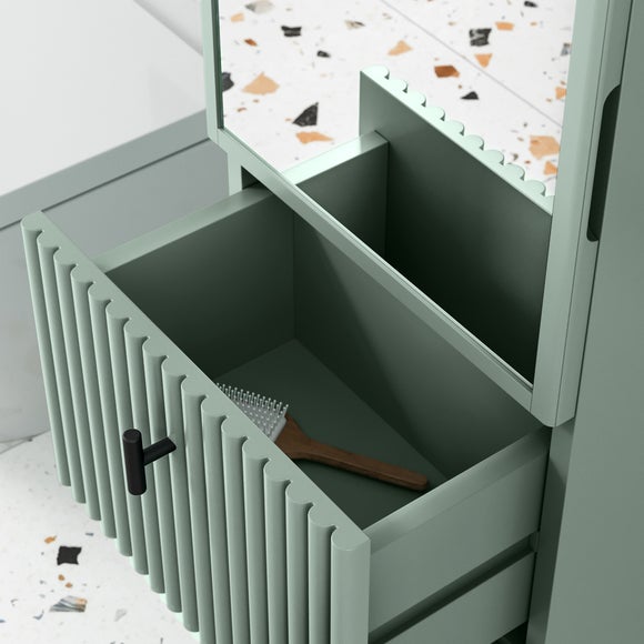 Elsie Tallboy Mirrored Bathroom Storage Unit, product image 3