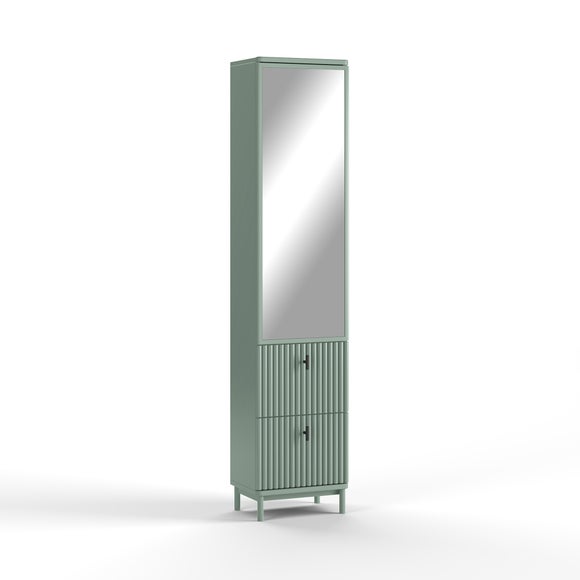 Elsie Tallboy Mirrored Bathroom Storage Unit, product image 5