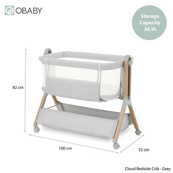 Obaby Bedside Crib, product image 24