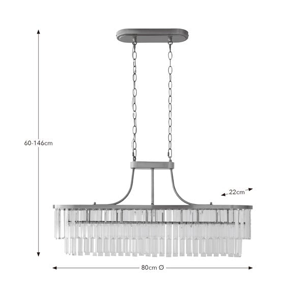 Audra 5 Light Adjustable Diner Ceiling Light, product image 12
