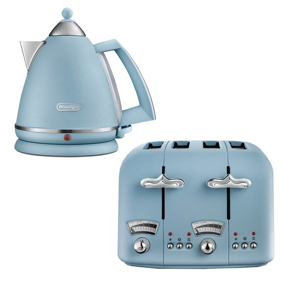 DeLonghi Argento 1.7L Kettle and 4 Slice Toaster Set, product image 2