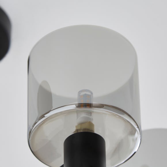 Erin Art Deco 8 Light Semi Flush Ceiling Light, product image 3
