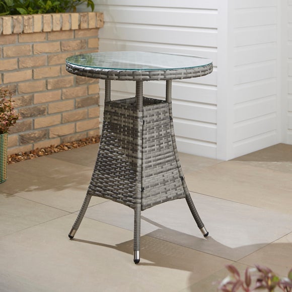 Malta Rattan Effect Bistro Set