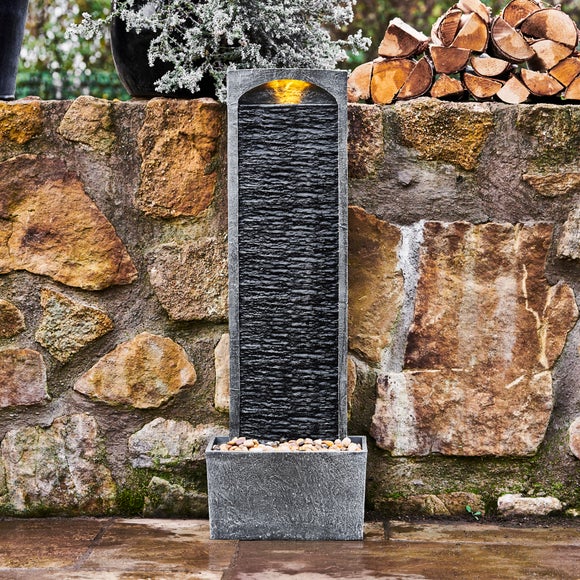 Peaktop Stone Finish Waterfall Fountain