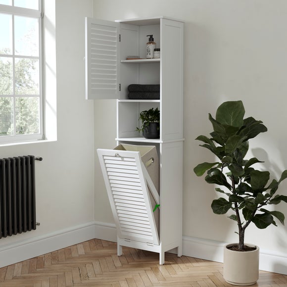 Nautical Tallboy with Built In Laundry Hamper