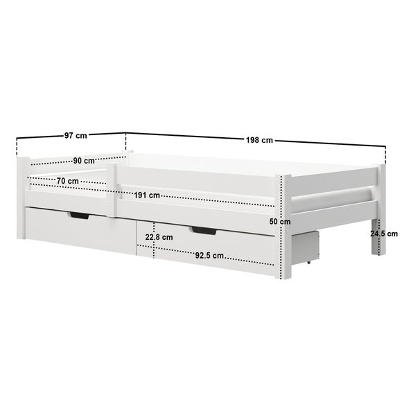 Flair Milo Bed Frame With Storage
