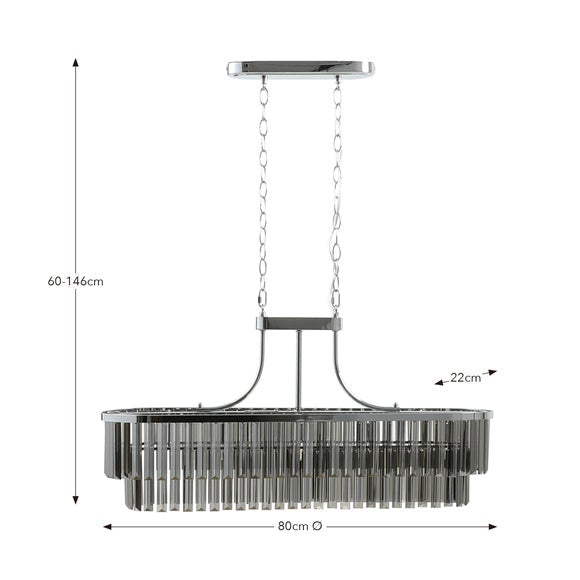 Audra 5 Light Adjustable Diner Ceiling Light, product image 6