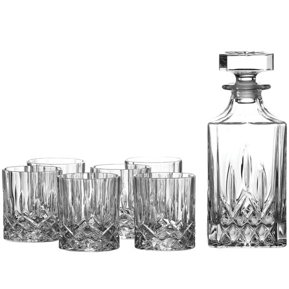 Royal Doulton Seasons Decanter & Tumbler Glass Set