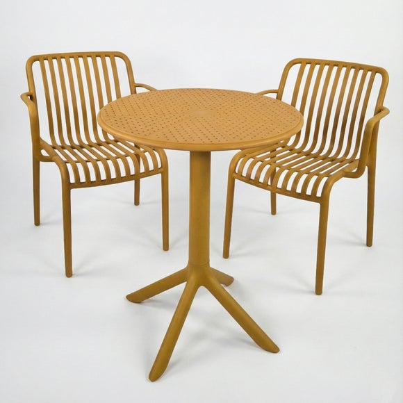 Bergen Round Bistro Table with 2 Alma Armchairs, product image 8