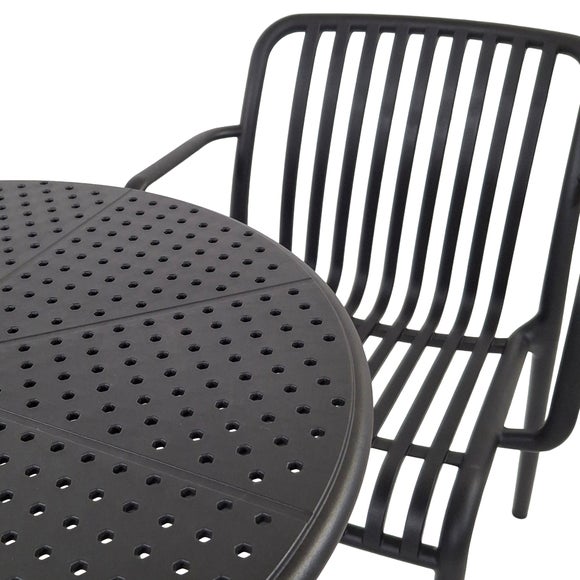 Bergen Round Bistro Table with 2 Alma Armchairs, product image 3