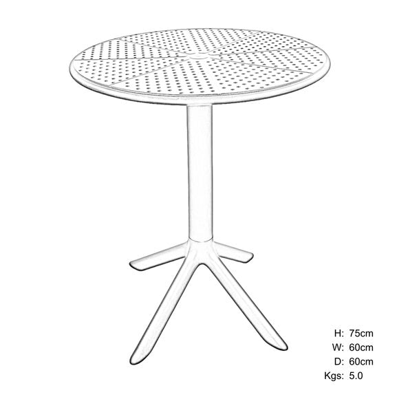 Bergen Round Bistro Table with 2 Alma Armchairs, product image 28