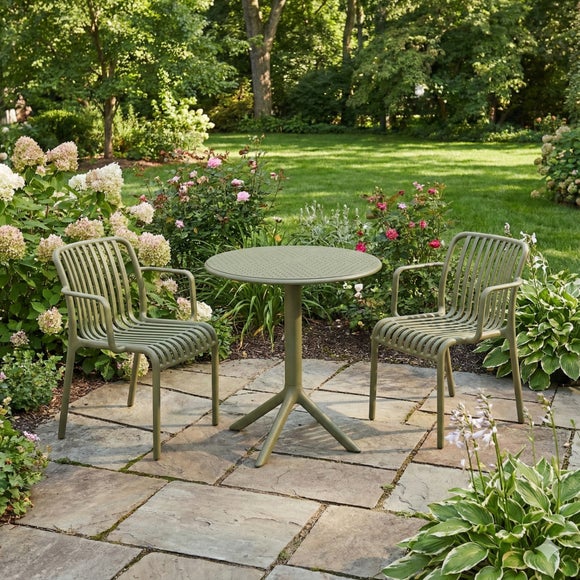 Bergen Round Bistro Table with 2 Alma Armchairs, product image 14