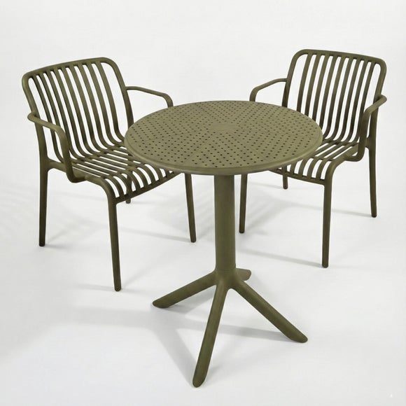Bergen Round Bistro Table with 2 Alma Armchairs, product image 15