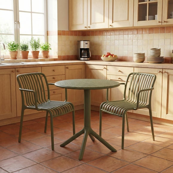 Bergen Round Bistro Table with 2 Alma Armchairs, product image 16