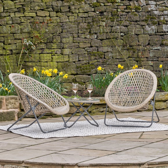 Pacific Lifestyle Tobs Foldable Outdoor Loungers Set, product image 1
