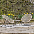 Pacific Lifestyle Tobs Foldable Outdoor Loungers Set, product image 1