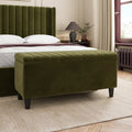 Alara End of Bed Storage Ottoman, Velvet, product image 1
