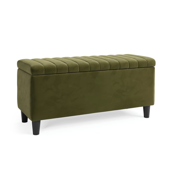 Alara End of Bed Storage Ottoman, Velvet, product image 6