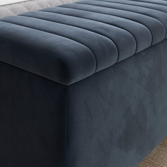 Alara End of Bed Storage Ottoman, Velvet, product image 11