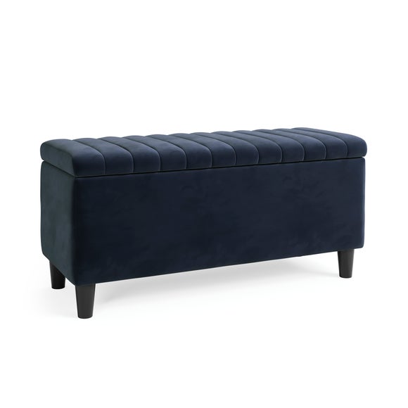 Alara End of Bed Storage Ottoman, Velvet, product image 13