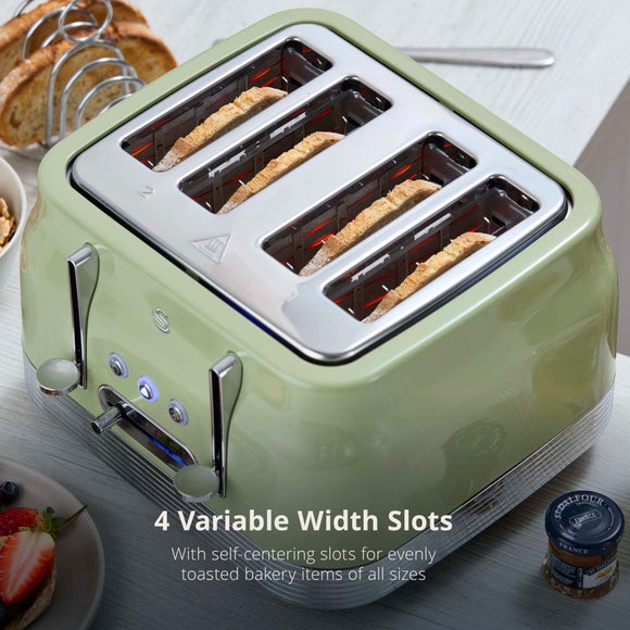 Swan Retro 1.7L Kettle 2 Slice Toaster & 20L Microwave Set, product image 9