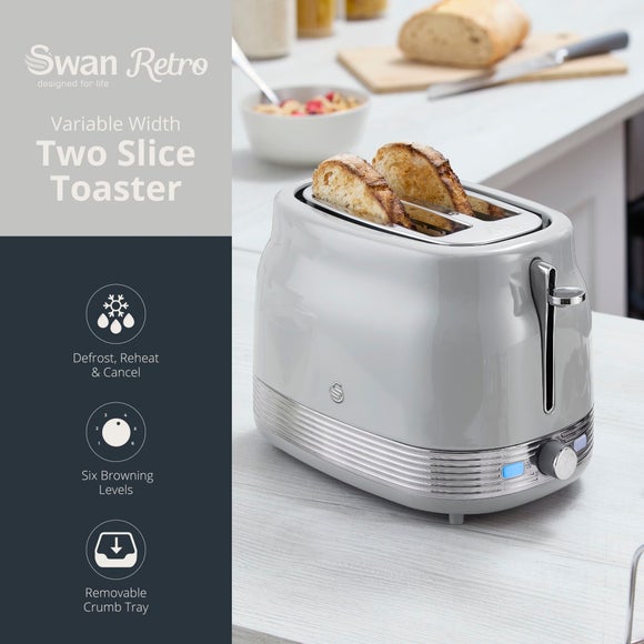 Swan Retro 1.7L Kettle 2 Slice Toaster & 20L Microwave Set, product image 28