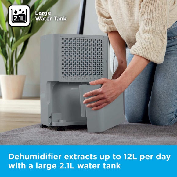 Black & Decker 12L Smart Dehumidifier and Ionizer