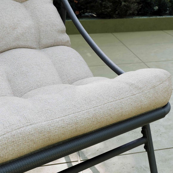Porto Steel Rocking Chair with Cushions