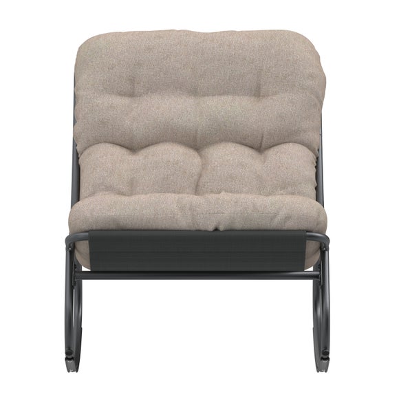 Porto Steel Rocking Chair with Cushions