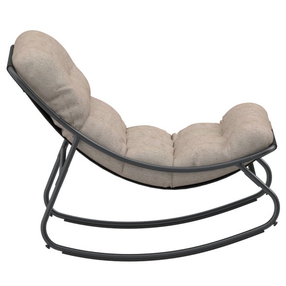 Porto Steel Rocking Chair with Cushions