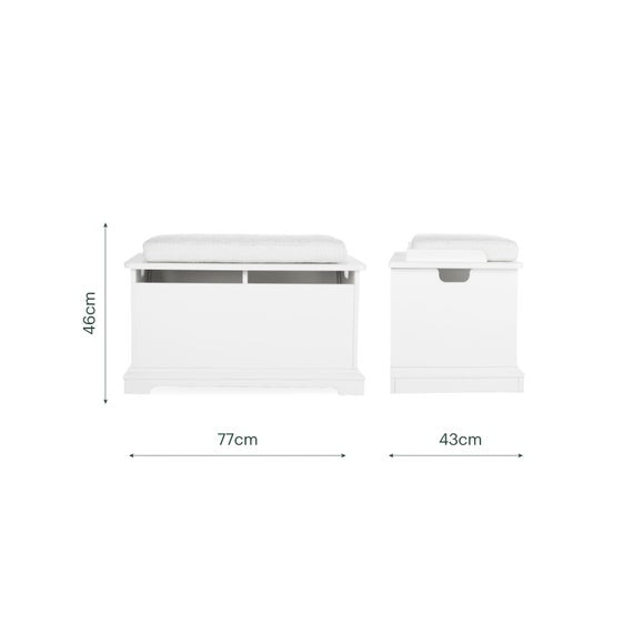 CuddleCo Beaumont Storage Box with Cushion