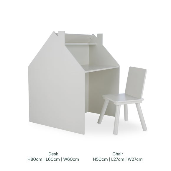 CuddleCo House Storage Desk & Chair Set